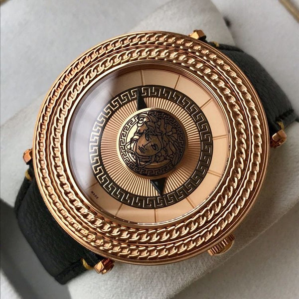 Versace V-Metal Icon Rose Gold Men's Watch VQL020015 - Big Daddy Jewelry #2