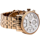Michael Kors Chronograph Rose Gold Ladies Watch MK5026 - Big Daddy Jewelry #3