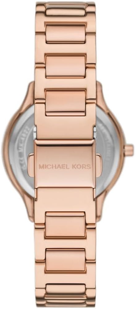 Michael Kors Mini Sage Pavé Pink MOP Dial Rose Gold Women's Watch - MK4823