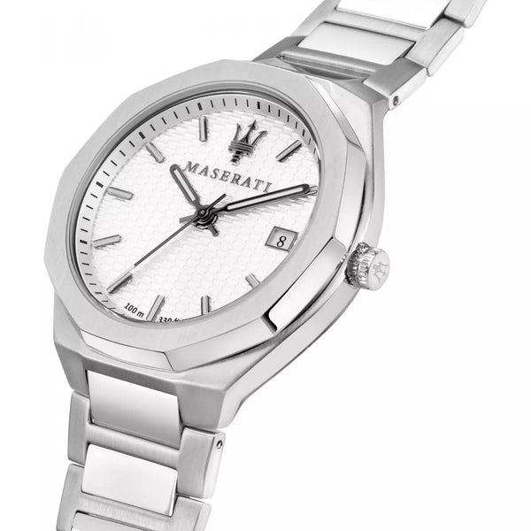 Maserati Stile White Dial R8853142005 - Big Daddy Jewelry #2