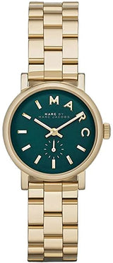 Marc By Marc Jacobs Baker Women's Green Gold Mini Watch  MBM3249 - Kiwi Watches