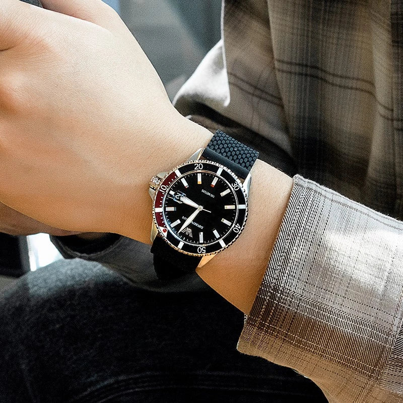 Emporio Armani Diver Black Dial Men's Watch AR11341 - Big Daddy Jewelry #6