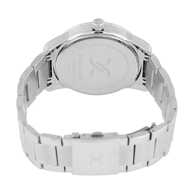 Daniel Klein Silver Watch DK12141-4