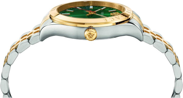 Versace Hellenyium Two-Tone Green Dial Men's Watch VEVK00620 - Big Daddy Jewelry #2