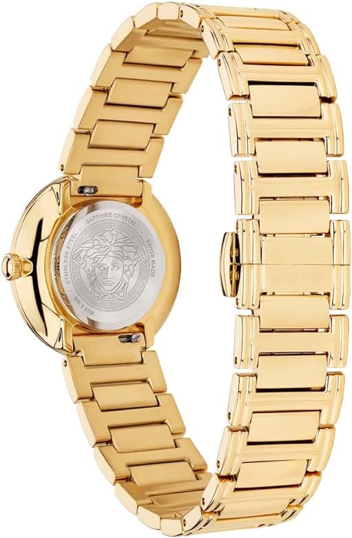 Versace Virtus Gold Mini White Dial Women's Watch VET300221 - Big Daddy Jewelry #2