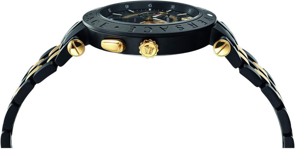 Versace V-Racer Two-Tone Chronograph Men's Watch VEBV00619 - Big Daddy Jewelry #2