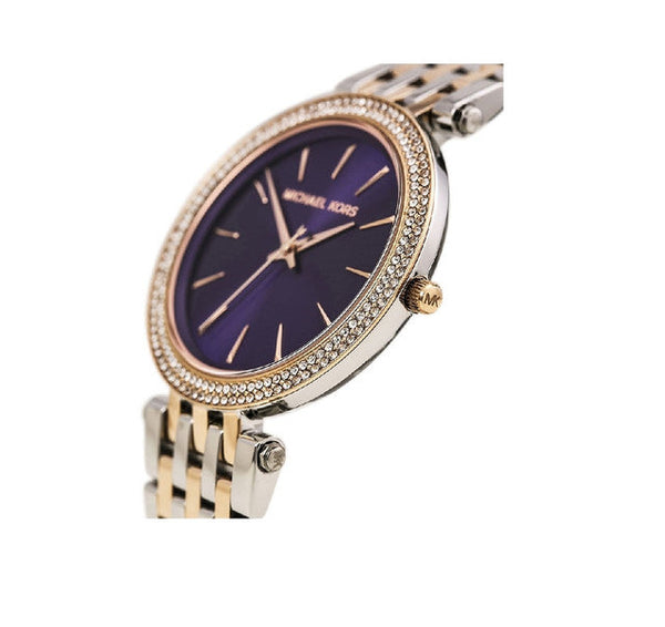 Michael Kors Two Tone Darci Purple Dial Women's Watch MK3353 - Big Daddy Jewelry #2