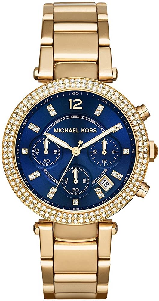 Michael Kors Parker Navy Blue Dial Women's Watch  MK6262 - Big Daddy Jewelry