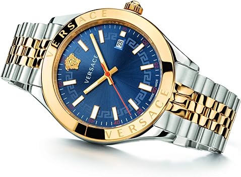 Versace Hellenyium Two-Tone Blue Dial Men's Watch VEVK00520 - Big Daddy Jewelry #2