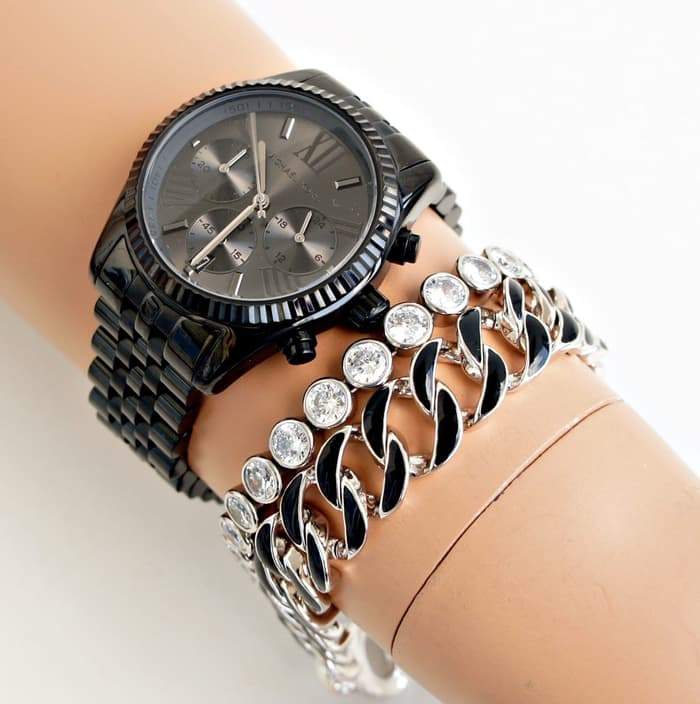 Michael Kors Chronograph Black Women's Watch MK5709 - Big Daddy Jewelry #4