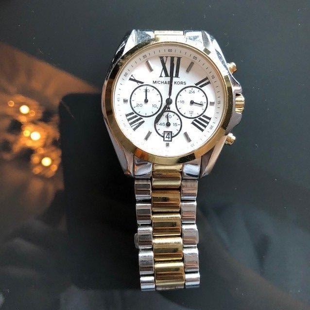 Michael Kors Bradshaw Chronograph Two-tone Ladies Watch MK5855 - Big Daddy Jewelry #3