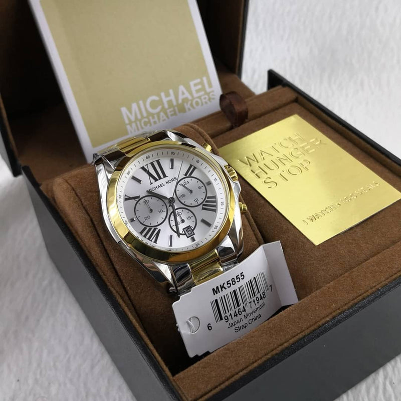 Michael Kors Bradshaw Chronograph Two-tone Ladies Watch MK5855 - Big Daddy Jewelry #8
