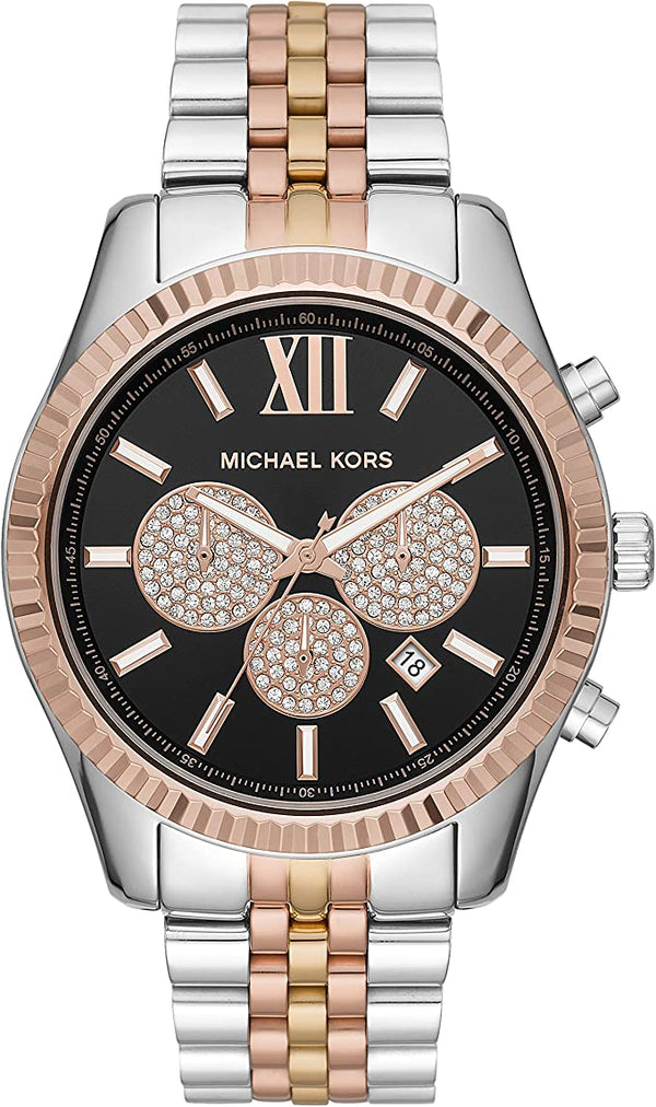 Michael Kors Lexington Tri Tone Men's Watch  MK8714 - Big Daddy Jewelry
