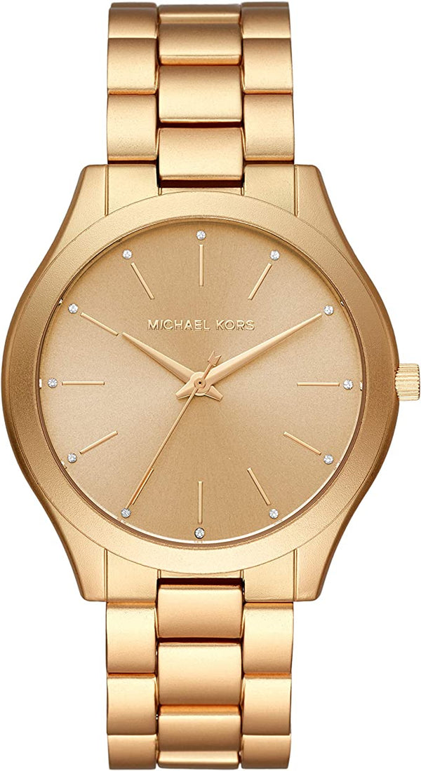 Michael Kors Slim Runway All Gold Women's Watch  MK4501 - Big Daddy Jewelry