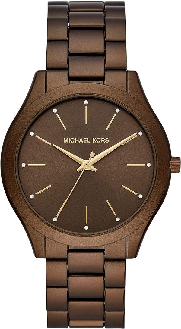 Michael Kors Slim Runway Brown Unisex Watch  MK4508 - Big Daddy Jewelry