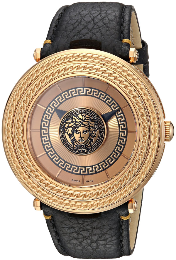 Versace V-Metal Icon Rose Gold Men's Watch  VQL020015 - Big Daddy Jewelry