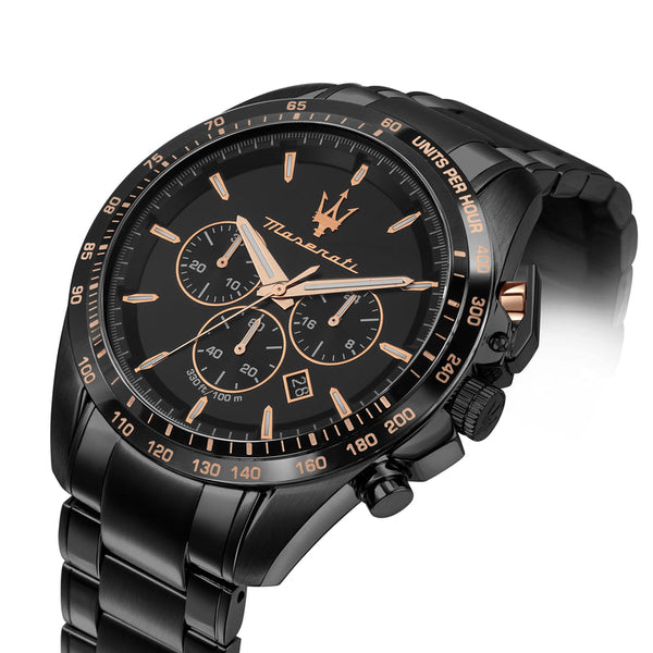 Maserati Traguardo Chronograph Black  Men's Watch R8873612048 - Big Daddy Jewelry #2