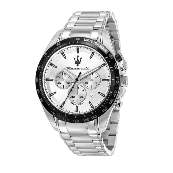 Maserati Traguardo Silver Chronograph Men's Watch  R8873612049 - Big Daddy Jewelry