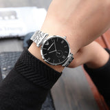 Emporio Armani Retro Black Dial Silver Men's Watch AR1676 - Big Daddy Jewelry #4