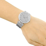 Michael Kors Darci Crystal Paved Silver Ladies Watch MK3404 - Big Daddy Jewelry #5