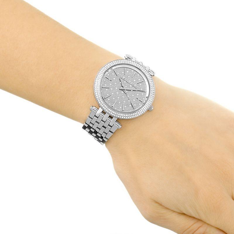 Michael Kors Darci Crystal Paved Silver Ladies Watch MK3404 - Big Daddy Jewelry #5