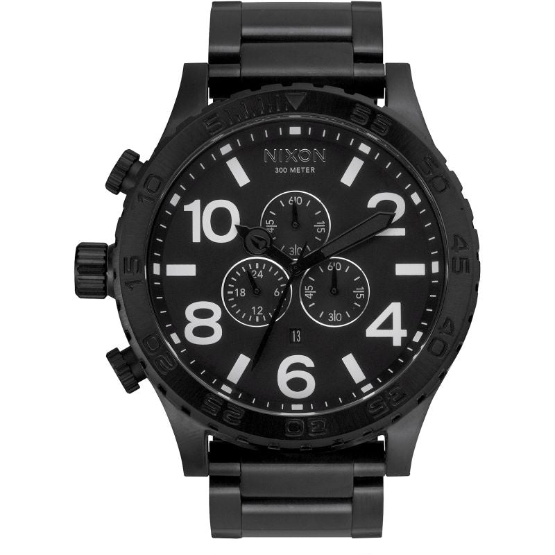 Nixon 51-30 Chrono All Black Men's Watch  A083-001 - Big Daddy Jewelry