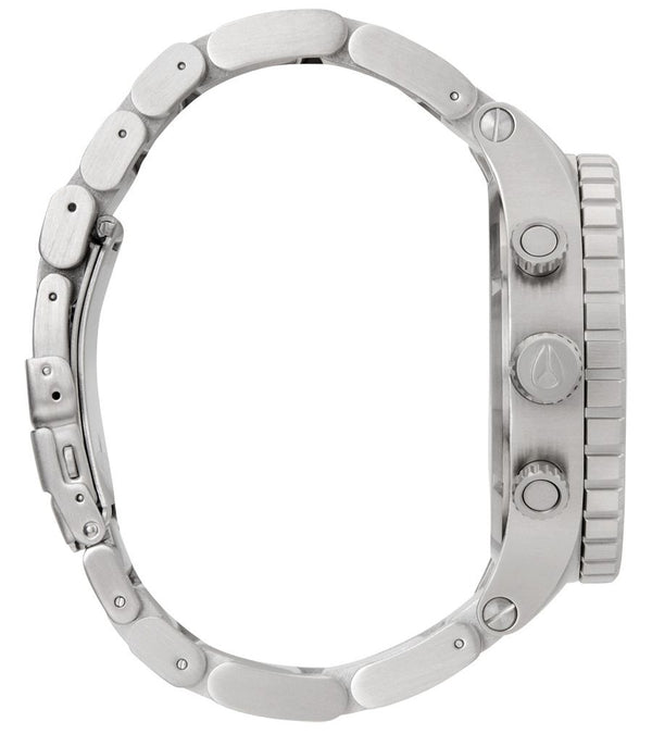 Nixon 51-30 Chronograph White Dial Stainless Steel Men's Watch A083-100 - Big Daddy Jewelry #2