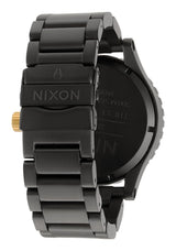 Nixon 51-30 Chronograph Matte Black & Gold Men's Watch A083-1041 - Big Daddy Jewelry #3