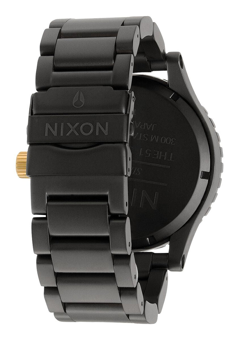 Nixon 51-30 Chronograph Matte Black & Gold Men's Watch A083-1041 - Big Daddy Jewelry #3