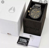 Nixon 51-30 Chronograph Matte Black & Gold Men's Watch A083-1041 - Big Daddy Jewelry #4