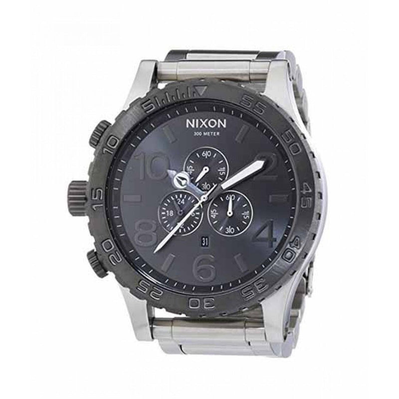 Nixon 51-30 Chrono Silver Gunmetal Men's Watch A083-1762 - Big Daddy Jewelry #2