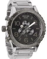 Nixon 51-30 Chrono Silver Gunmetal Men's Watch  A083-1762 - Big Daddy Jewelry