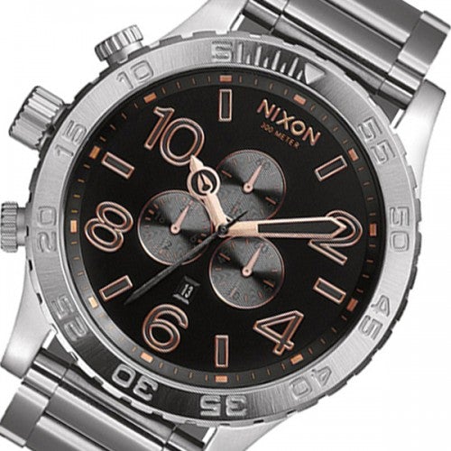 Nixon 51-30 Grey Rose Gold Tone Dial Men's Watch A083-2064 - Big Daddy Jewelry #3