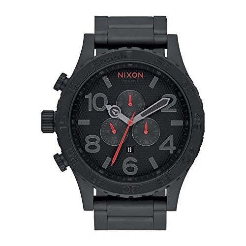 Nixon 51-30 Chrono Black Red Men's Watch  A083-2298 - Big Daddy Jewelry