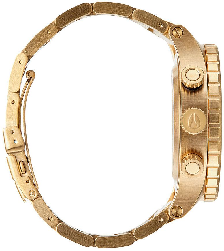 Nixon 48-20 Chrono Blue Dial Gold PVD Men's Watch A486-1922 - Big Daddy Jewelry #2