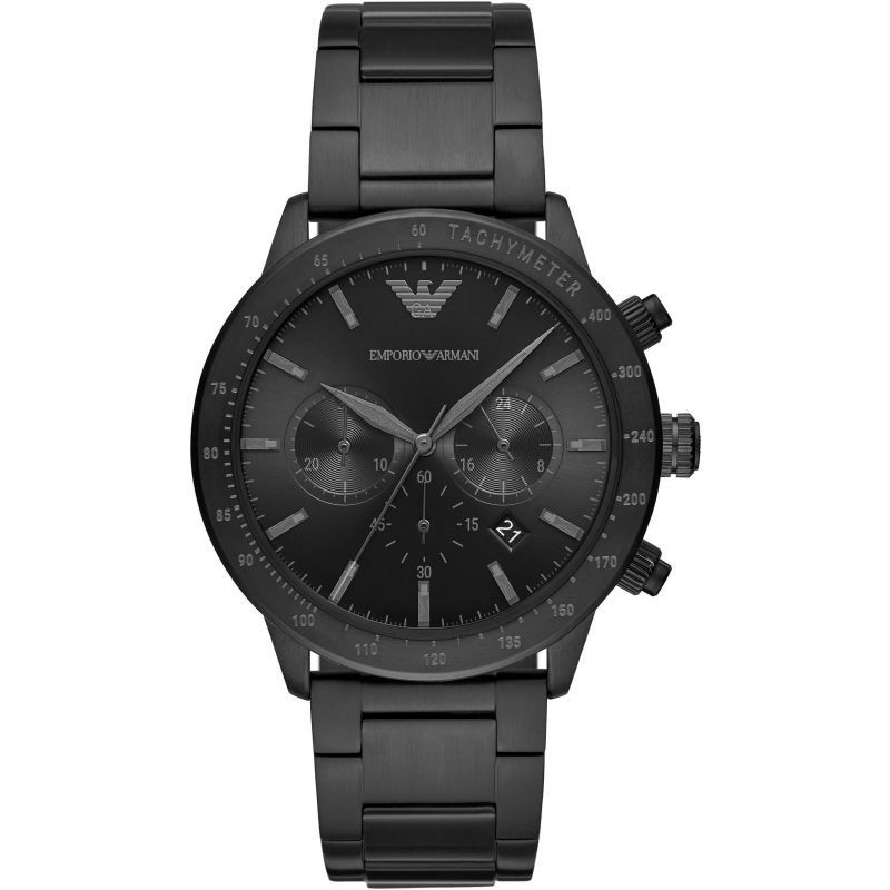 Emporio Armani Sport Chronograph Black Dial Men's Watch  AR11242 - Big Daddy Jewelry