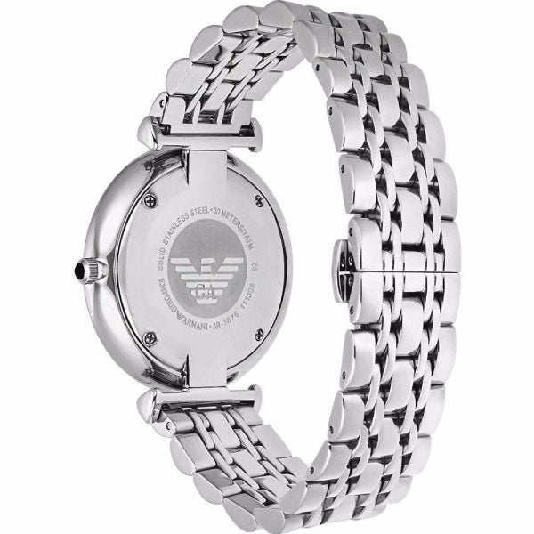 Emporio Armani Retro Black Dial Silver Men's Watch AR1676 - Big Daddy Jewelry #3