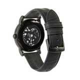Emporio Armani Luigi Automatic Black Leather Men's Watch AR60008 - Big Daddy Jewelry #3