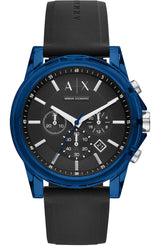 Armani Exchange Outerbanks Blue Silicon Strap Men's Watch  AX1339 - Big Daddy Jewelry
