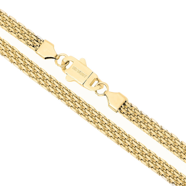 Big Daddy 6MM Gold Flat Herringbone Chain