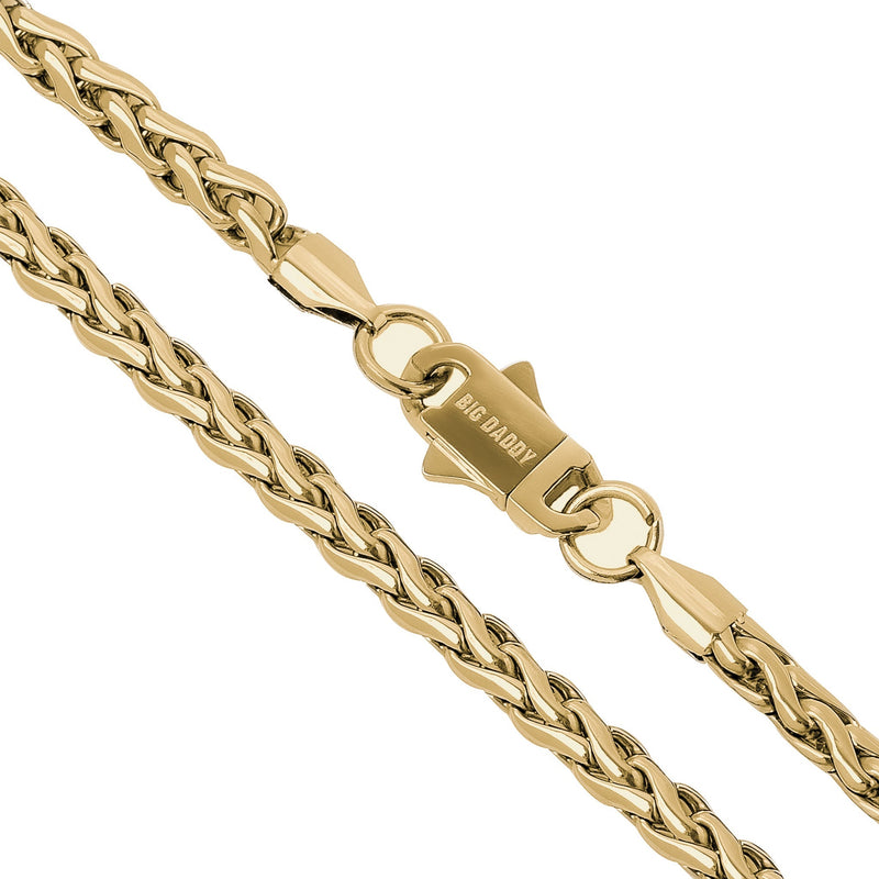 Big Daddy 5MM Gold Spiga Rope Chain