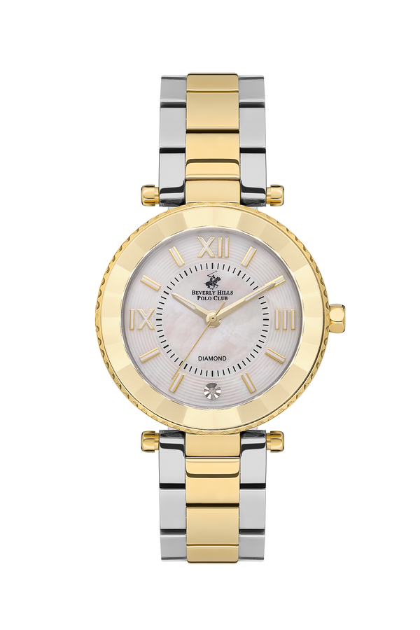 BEVERLY HILLS POLO CLUB Women’s Stainless Diamond Watch – BP3566C.220