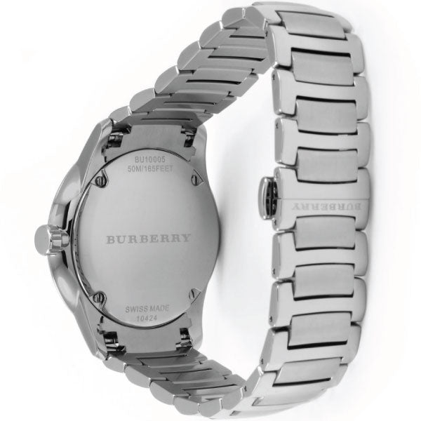 Burberry Men’s Swiss Made Stainless Steel Grey Dial Men's Watch BU10005 - Big Daddy Jewelry #2