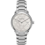 Burberry Men’s Swiss Made Quartz Stainless Steel Silver Dial Men's Watch  BU10004 - Big Daddy Jewelry