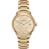 Burberry Men’s Swiss made Stainless Steel Gold Dial Men's Watch  BU10006 - Big Daddy Jewelry