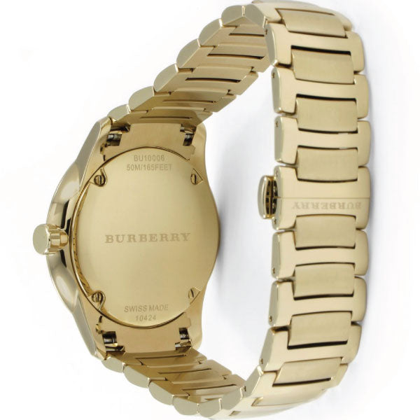 Burberry Men’s Swiss made Stainless Steel Gold Dial Men's Watch BU10006 - Big Daddy Jewelry #3