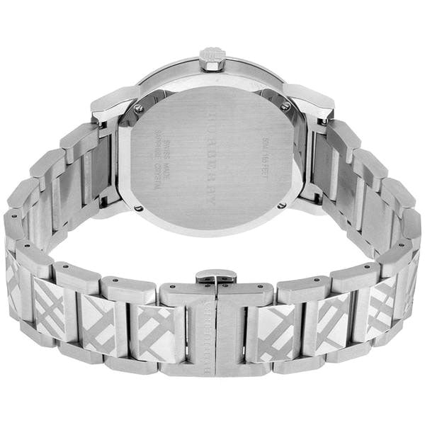 Burberry Men’s Swiss Made Stainless Steel Silver Dial Men's Watch BU9037 - Big Daddy Jewelry #3