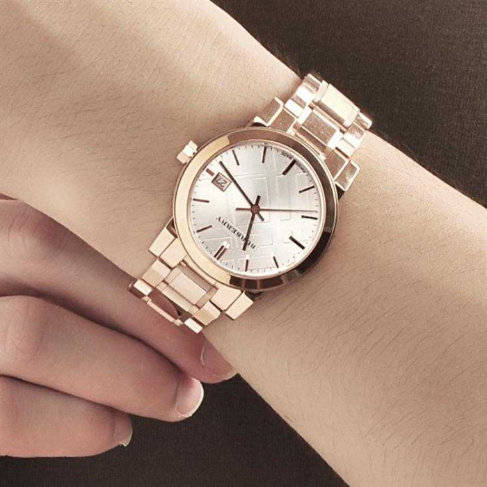 Burberry Women’s Swiss Made Stainless Steel White Dial Women's Watch BU9104 - Big Daddy Jewelry #3
