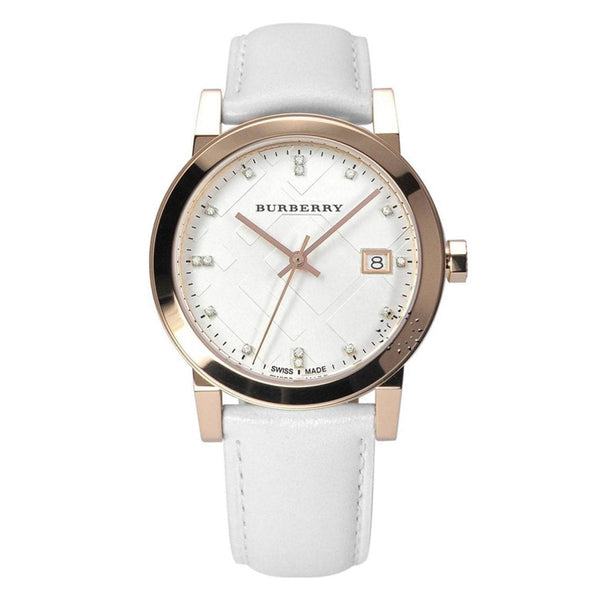 Burberry Ladies The City Leather Diamond Women's Watch  BU9130 - Big Daddy Jewelry