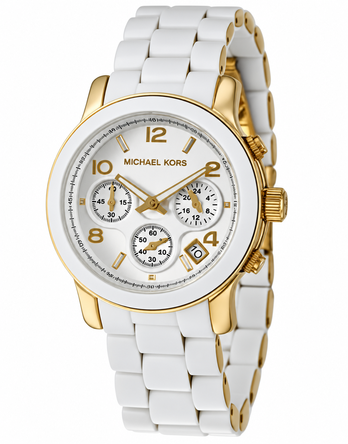 Michael Kors Runway Chronograph White Watch MK5145